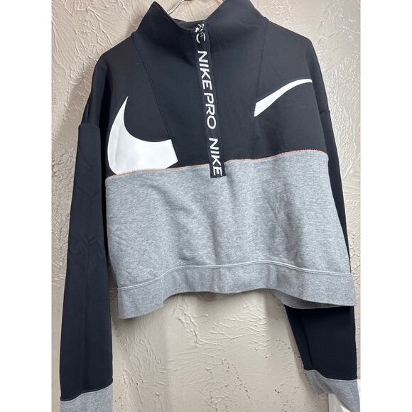 Nike Dri-Fit Pro Get Fit Fleece 1/2 Zip Jacket Women’s CJ3466-010 Size XL - Picture 1 of 5
